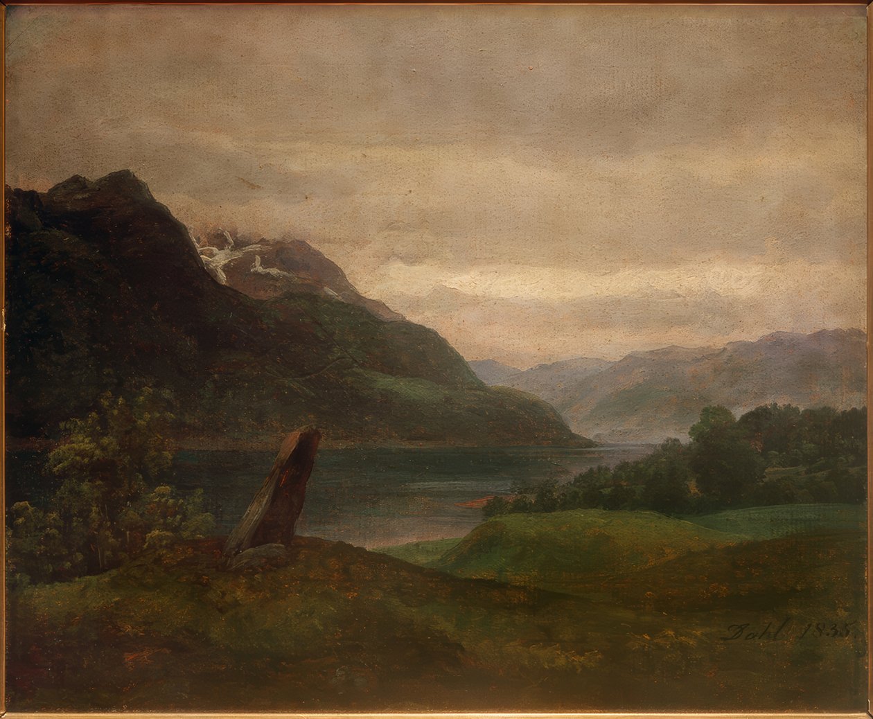 Norveç manzarası by Johan Christian Dahl