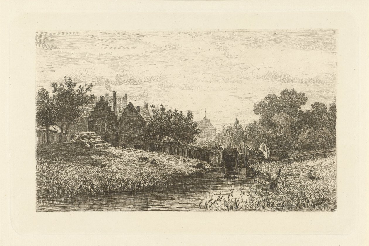Bir kilidin görünümü by Johan Conrad Greive