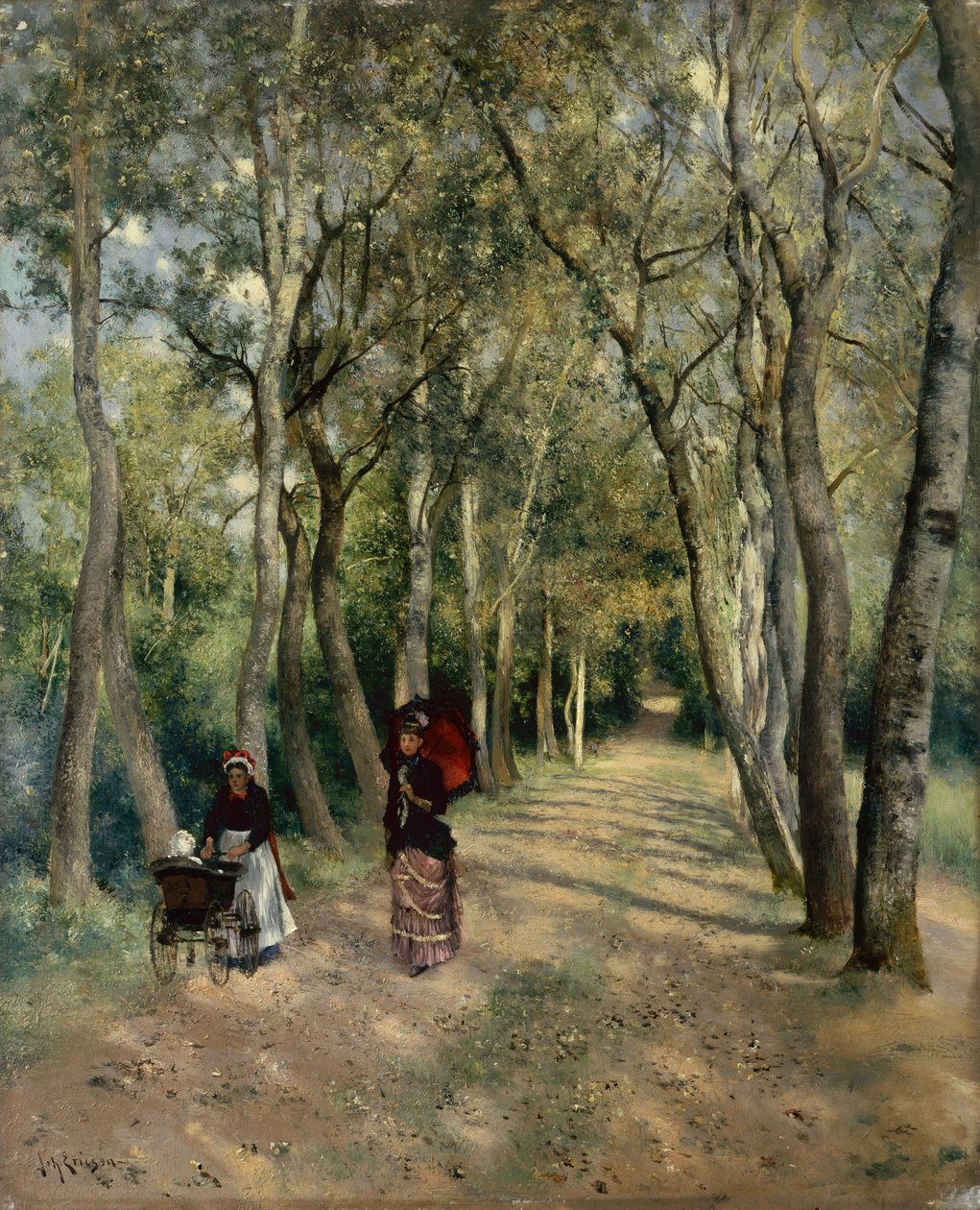 Gezinti Yeri (panelde yağ) by Johan Ericson