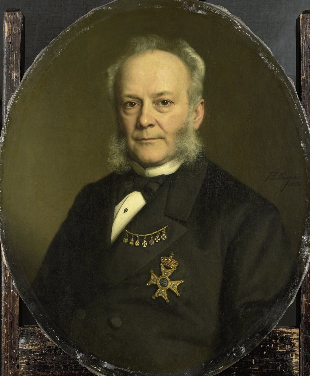 Pieter Mijer (1812-81). Hollanda Doğu Hint Adaları Genel Valisi by Johan Heinrich Neuman