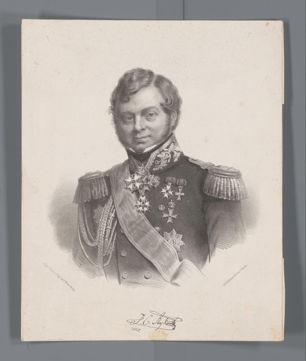 Julius Konstantin İmparatorluğu'nun Portresi by Johan Hendrik Hoffmeister