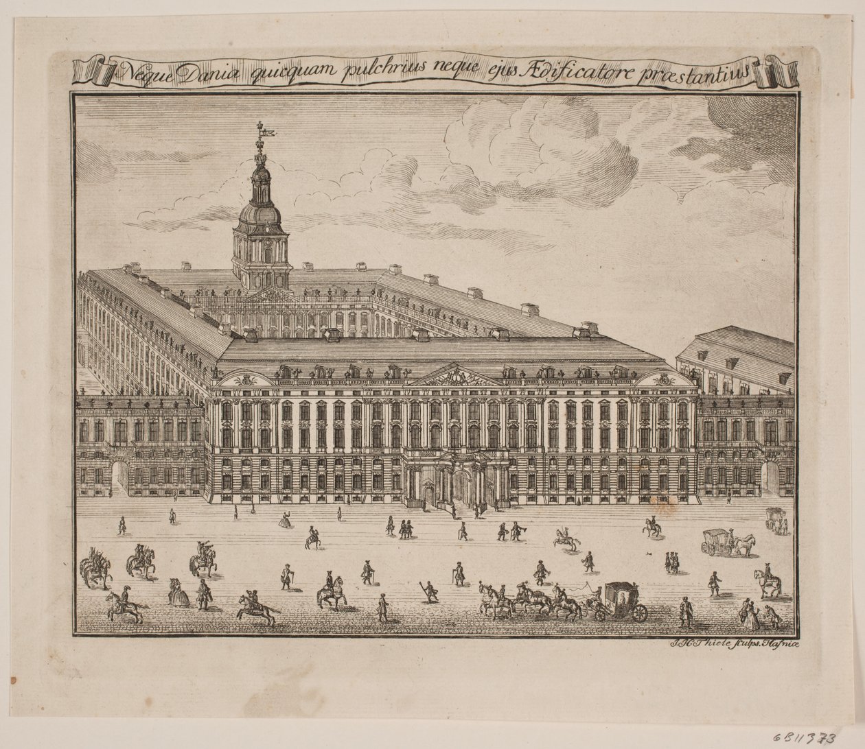 Christiansborg Kalesi by Johan Herman Thiele