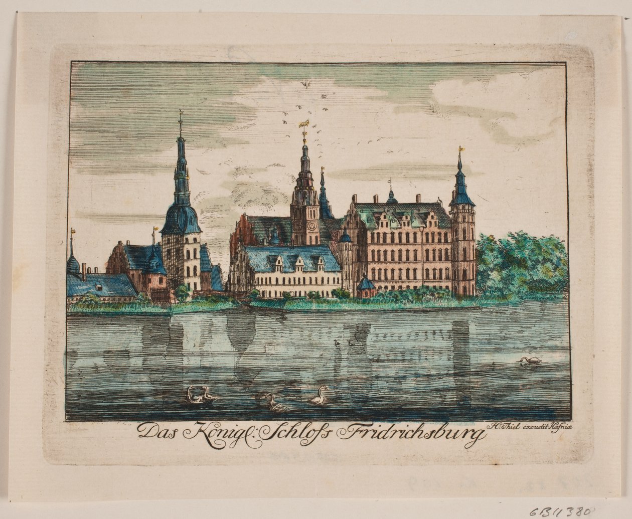 Frederiksborg Kalesi by Johan Herman Thiele