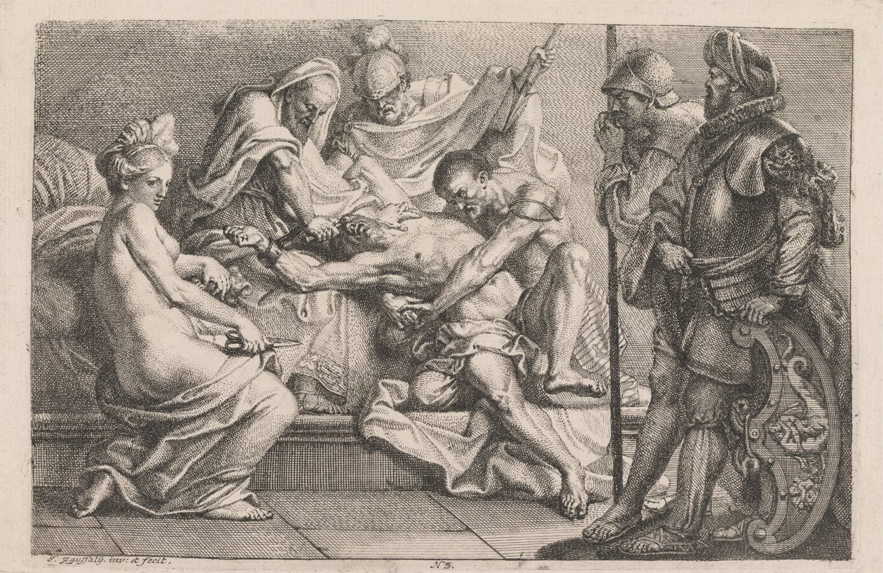 Şimşon Filistliler Tarafından Yenildi by Johan Joseph Zoffany