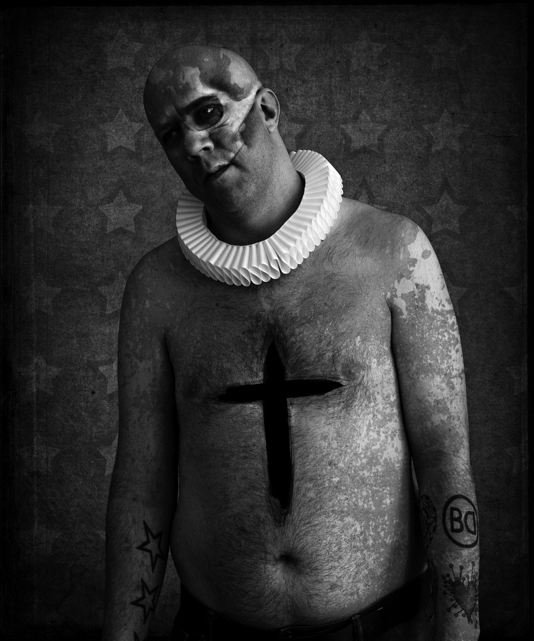 Palyaço ölümü (dizi), 2016 (fotoğraf manipülasyonu) by Johan Lilja