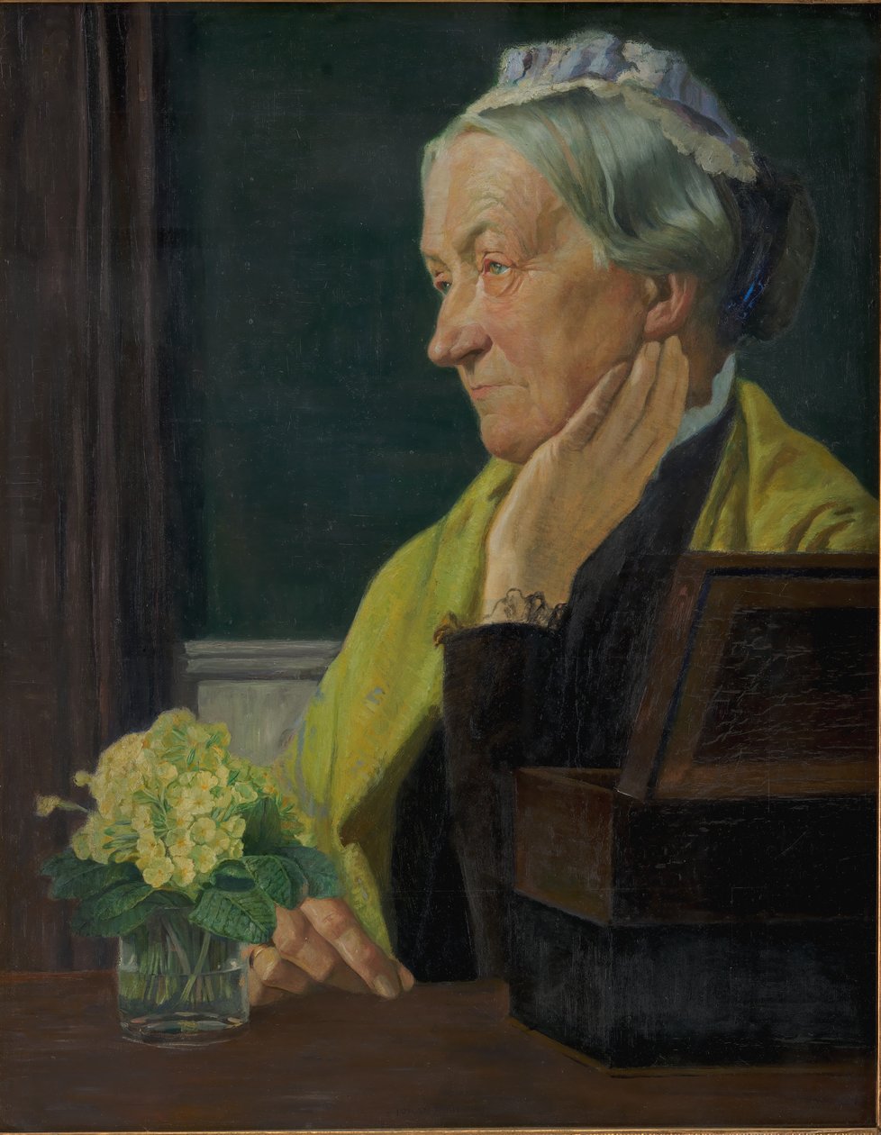 Ane Marie Rohde, b. Schmidt, sanatçının annesi by Johan Rohde