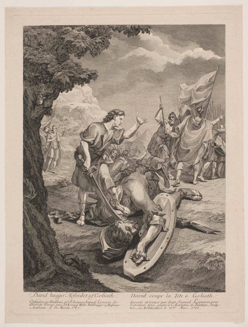 David ve Goliath by Johan Samuel Lymann
