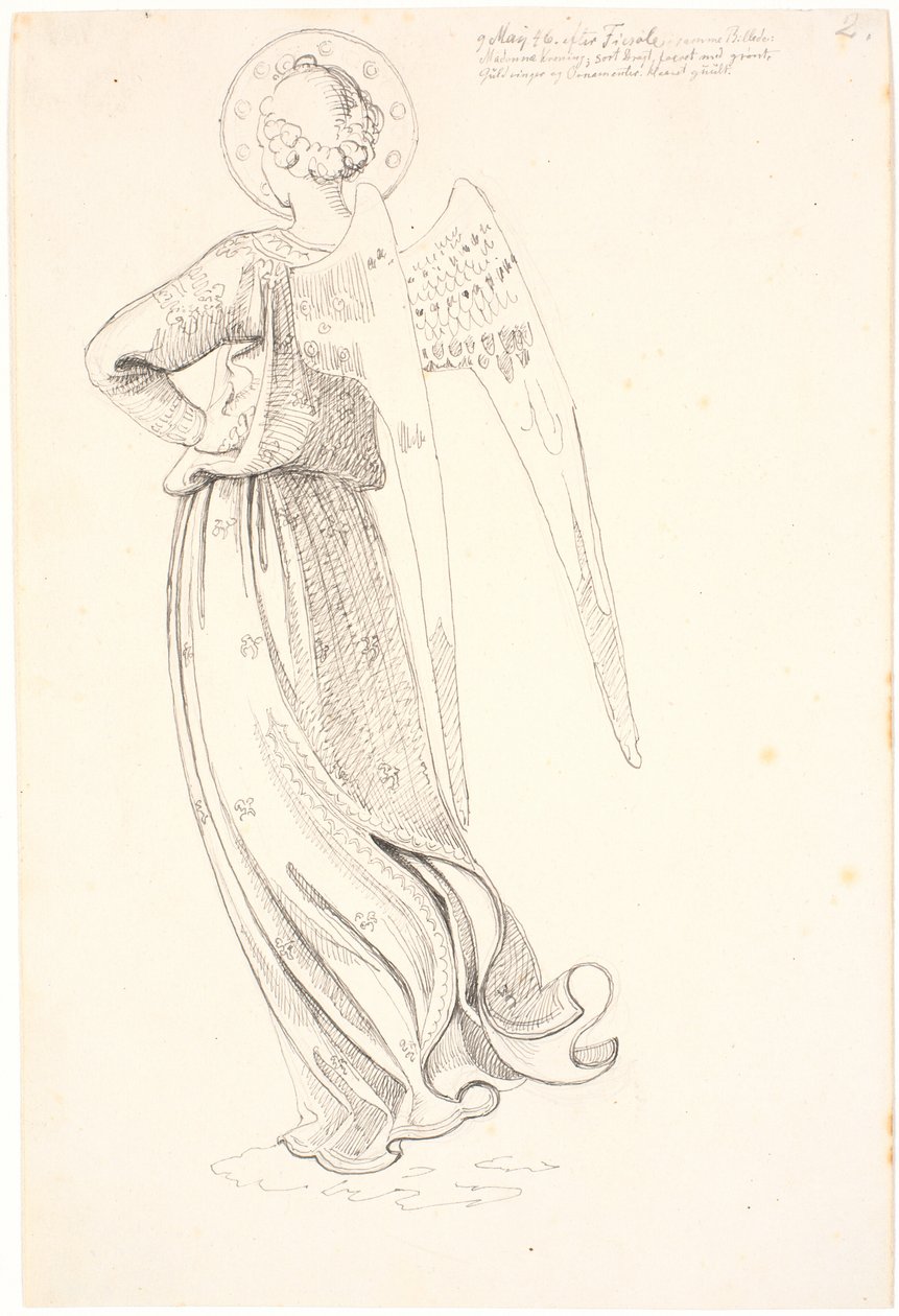 Arkadan görülen melek - Angelico