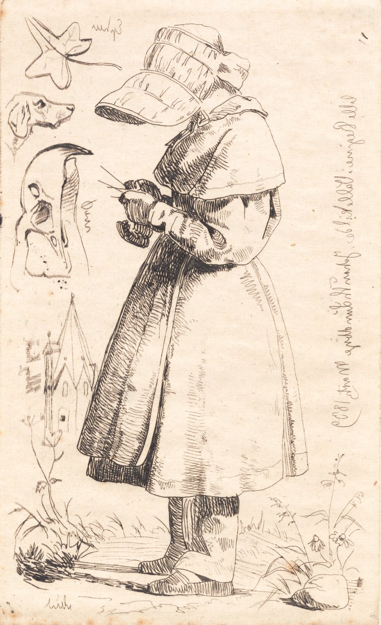 Vallekilde Küçük Regine by Johan Thomas Lundbye