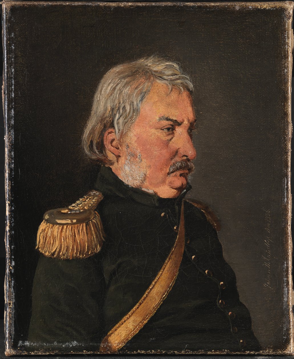 Albay Joachim Theodor Lundbye, sanatçının babası by Johan Thomas Lundbye