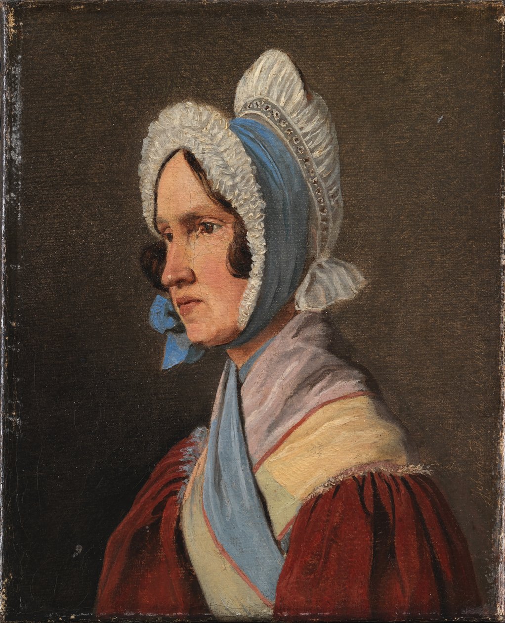 Albay Cathrine Lundbye, b. Bonnevie, sanatçının annesi by Johan Thomas Lundbye