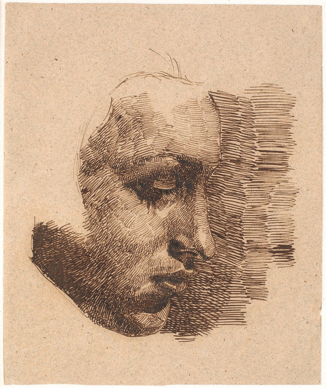 Profil portresi by Johan Thomas Lundbye