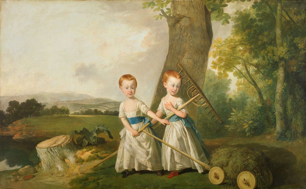 Künt Çocukların Portresi, 1766-80. by Johan Zoffany