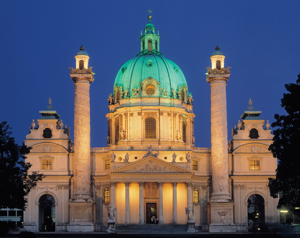 Geceleri Karlskirche, 1714-37