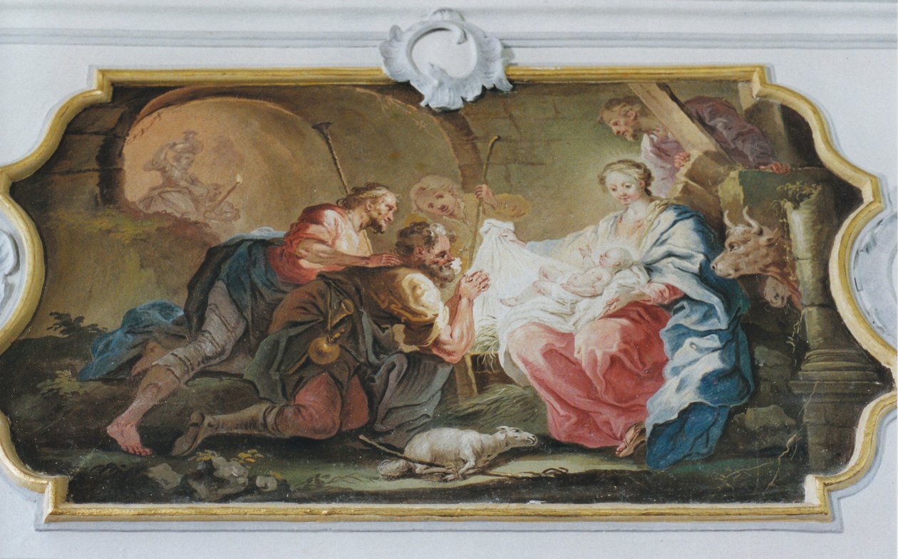 Çobanların hayranlığı by Johann Baptist Enderle