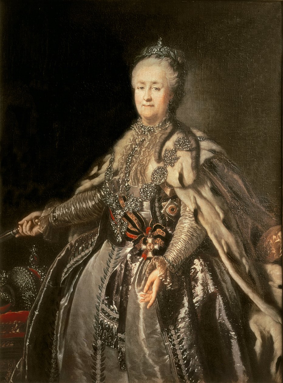 Büyük Katerina, 1793 by Johann Baptist Edler von Lampi