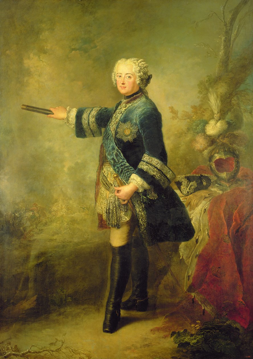 Stanislas II Ağustos Poniatowski by Johann Baptist Edler von Lampi