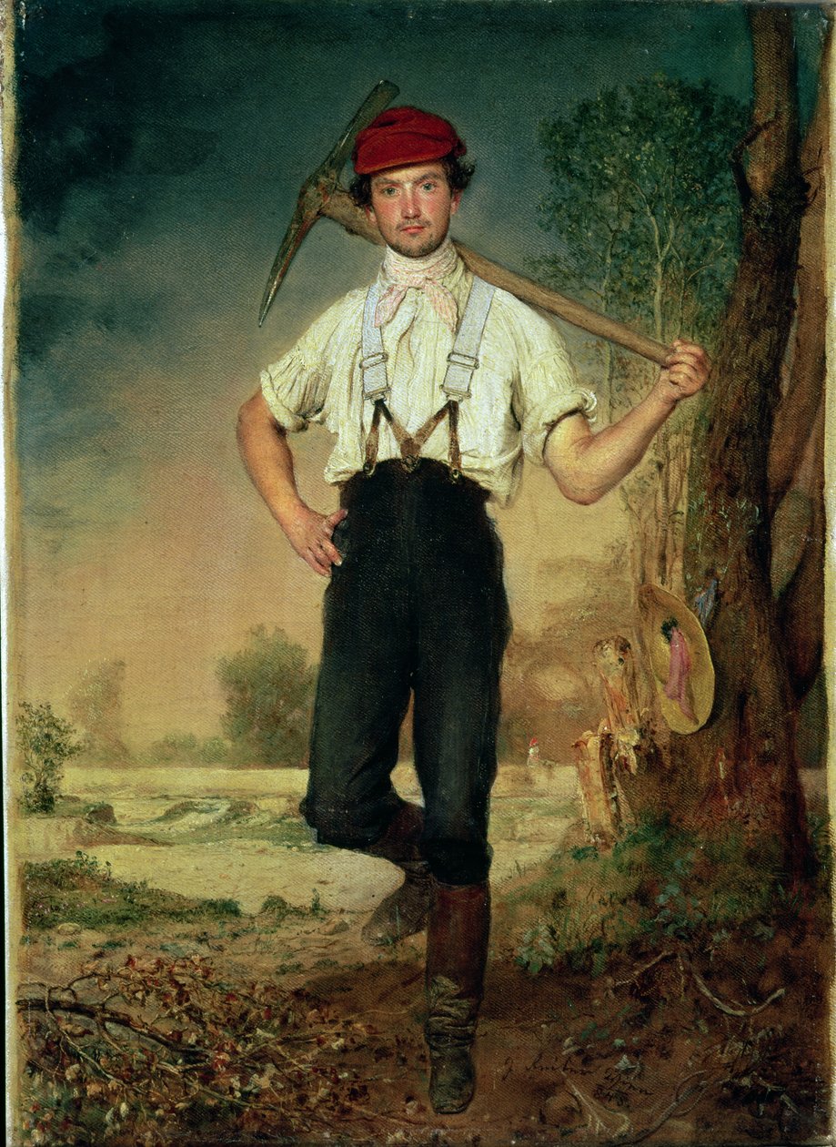 İşçi, 1848 by Johann Baptist Reiter