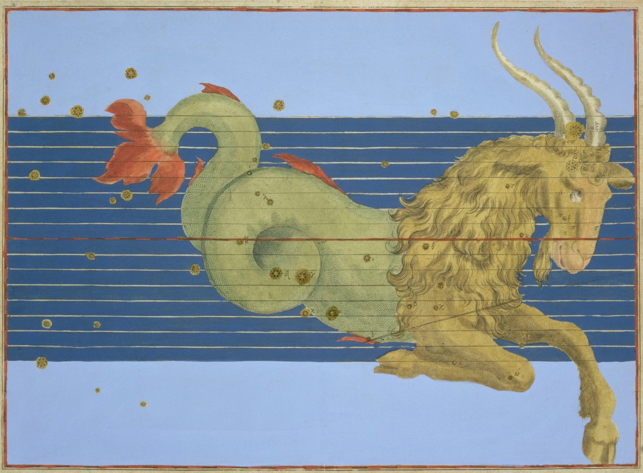 Oğlak Takımyıldızı, Johann Bayer tarafından 