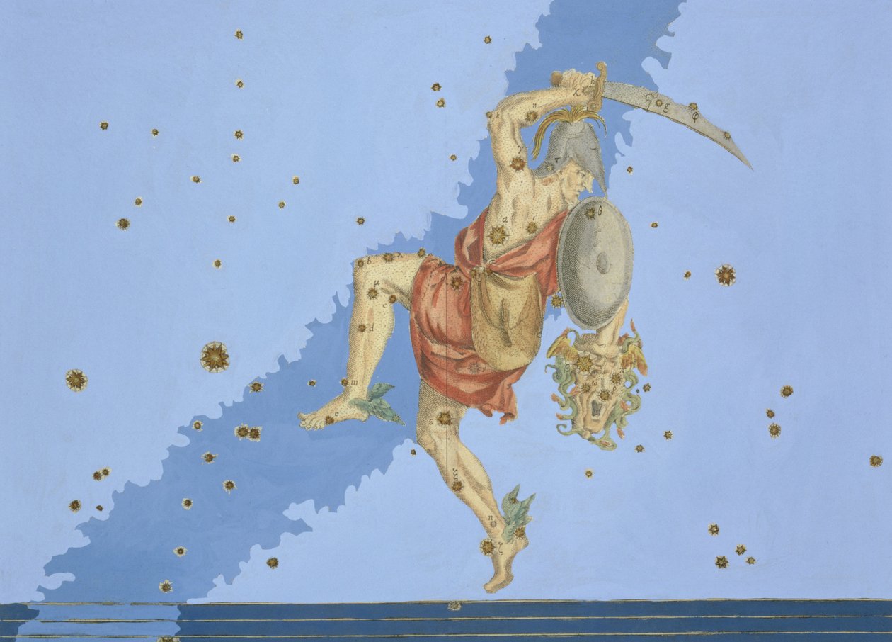 Medusa başlı Perseus, Johann Bayer tarafından 