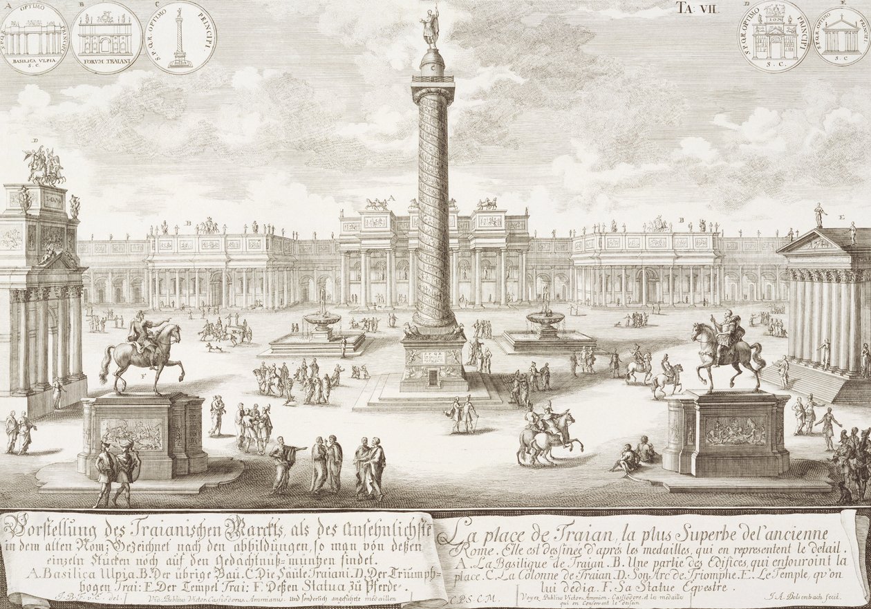 Johann Adam Delsenbach (1687-1765), 1721 tarafından oyulmuş 