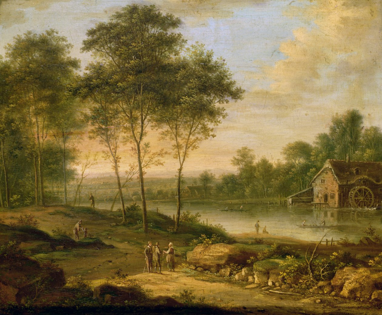 Değirmenli Peyzaj by Johann Christian Vollerdt or Vollaert