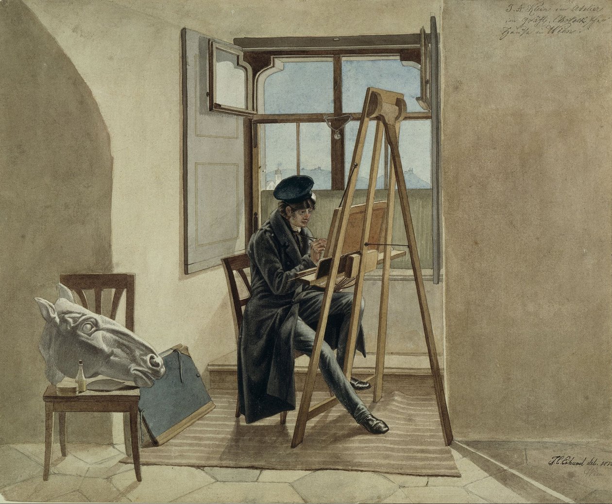 Ressam Johann Adam Klein, Viyana