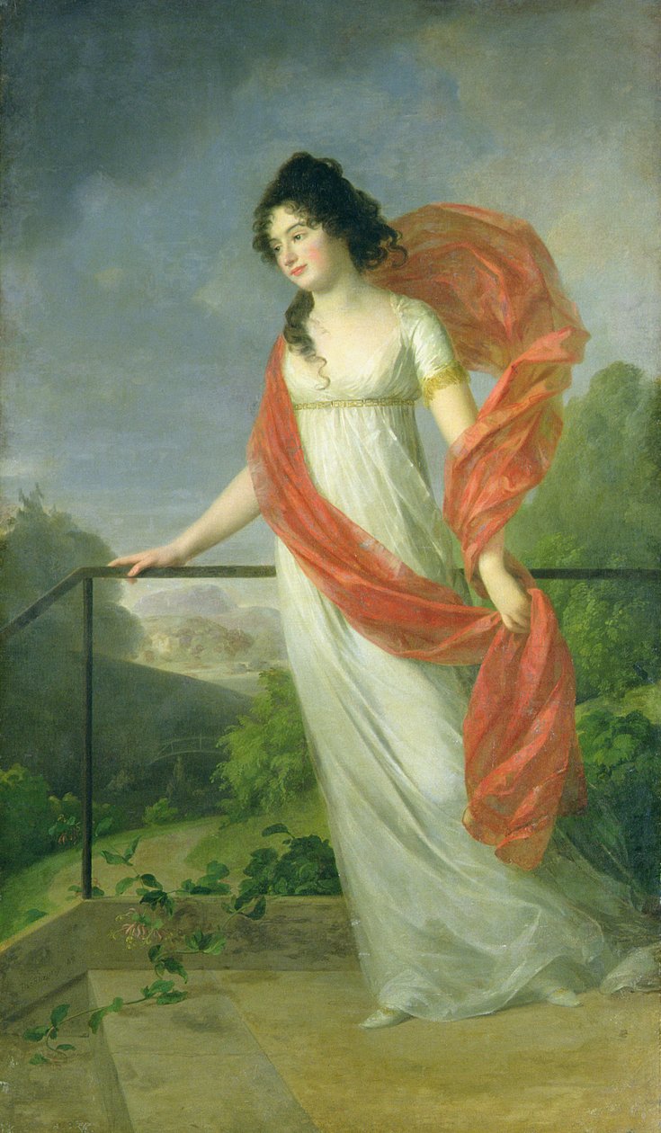 Portrait of Countess Theresia Fries (1779-1819), 1801  by Johann Friedrich August Tischbein