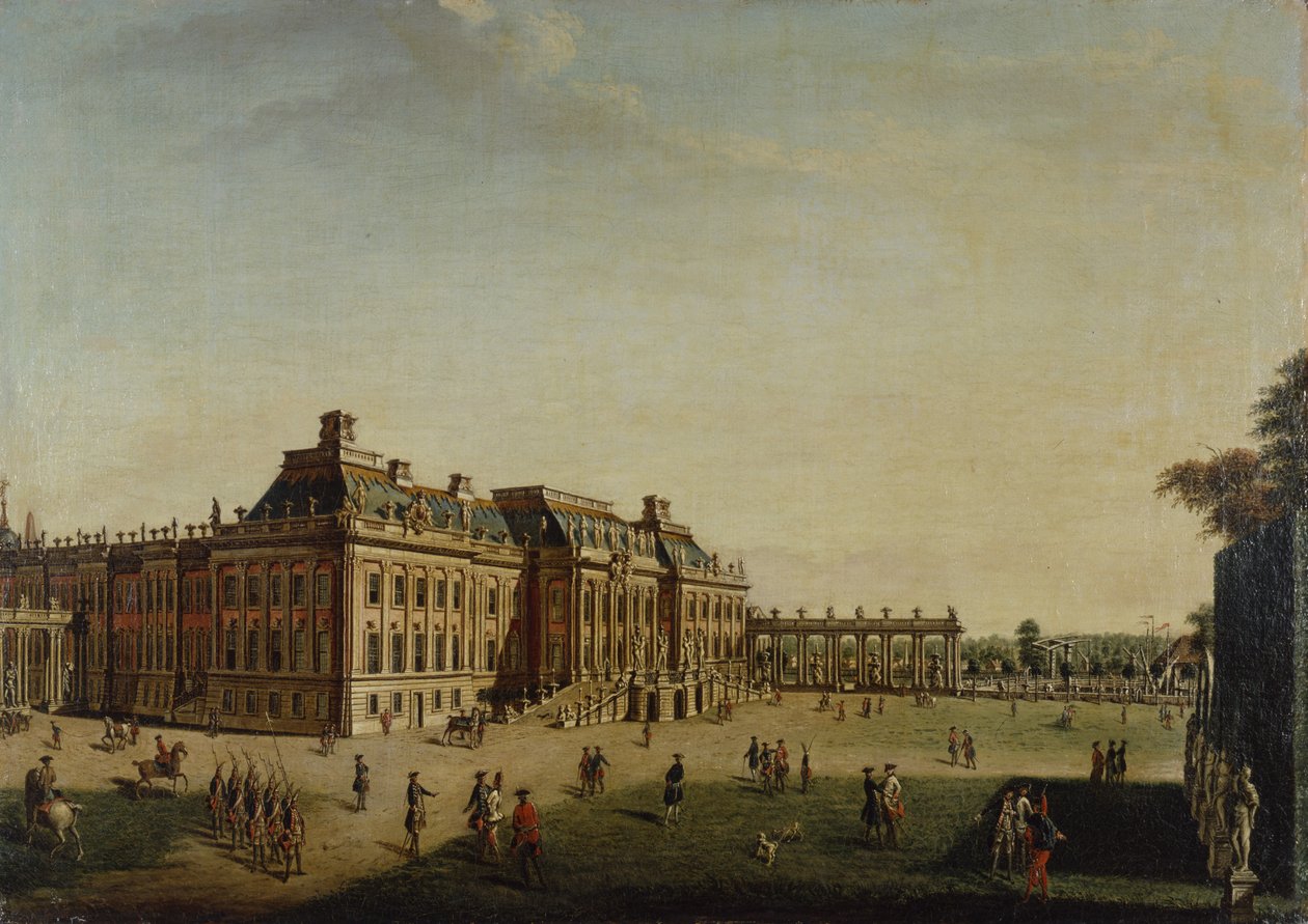Kasaba kalesinin bahçe önü, 1773 by Johann Friedrich Meyer
