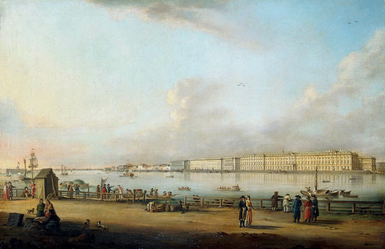 Reba Ingoro yubukonje kuva ku kirwa cya Vasilyevsky, 1796 by Johann Georg Mayr