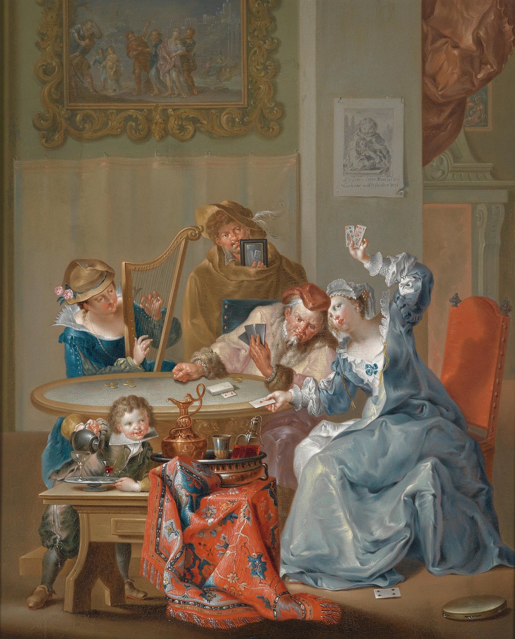 kart oyunu by Johann Georg Platzer