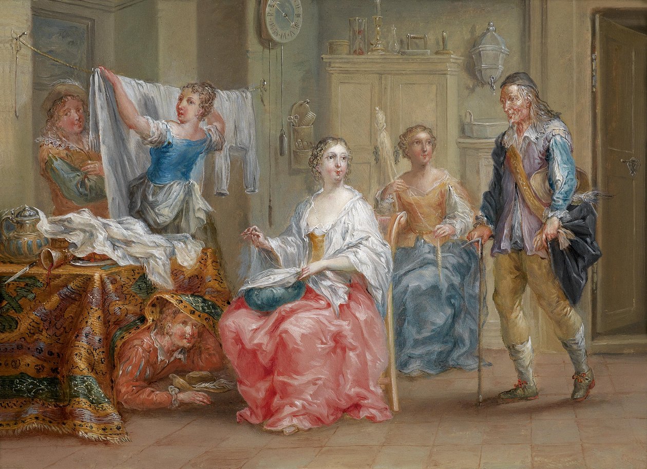 rahatsız aşıklar by Johann Georg Platzer