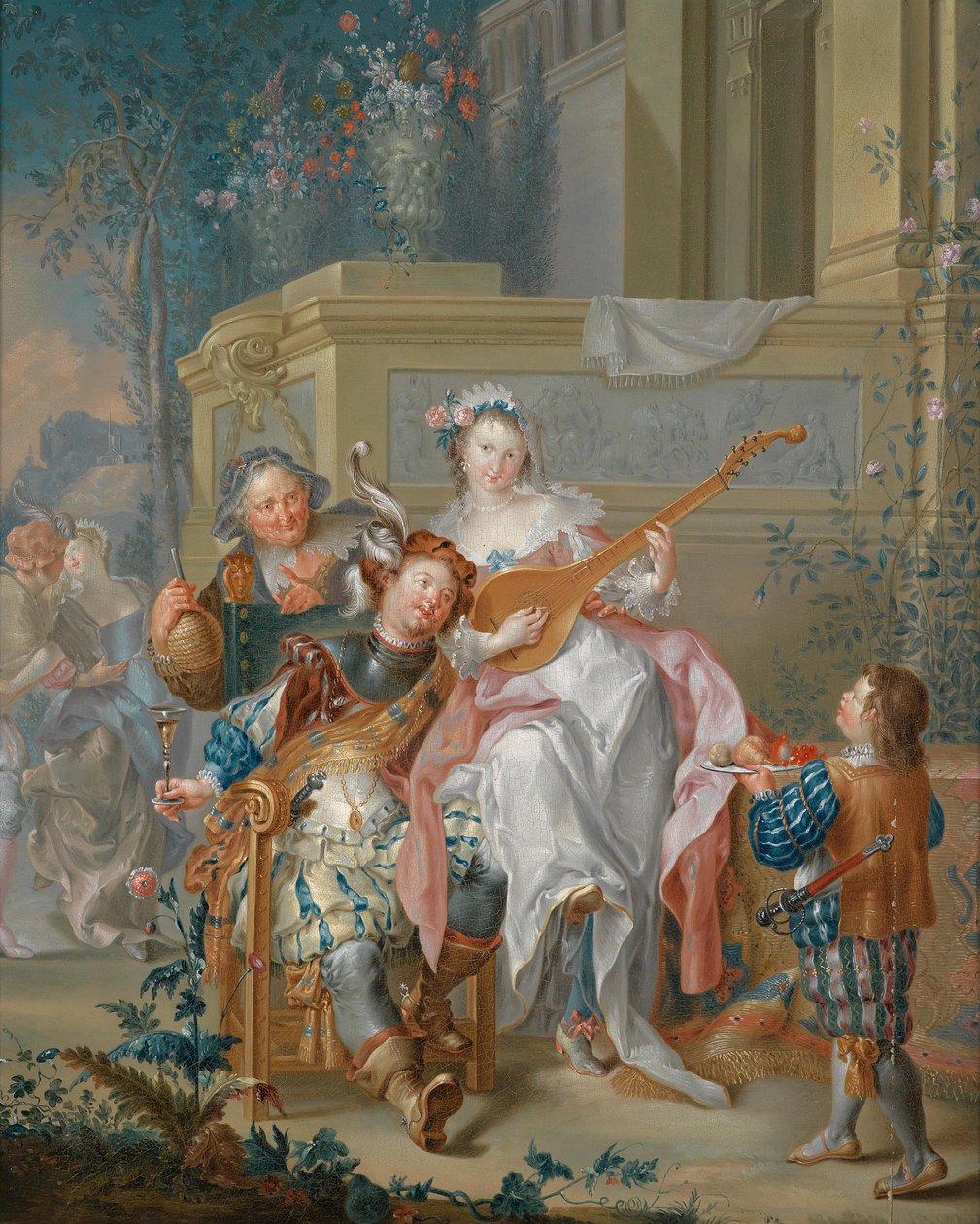 Açık hava müzik topluluğu by Johann Georg Platzer