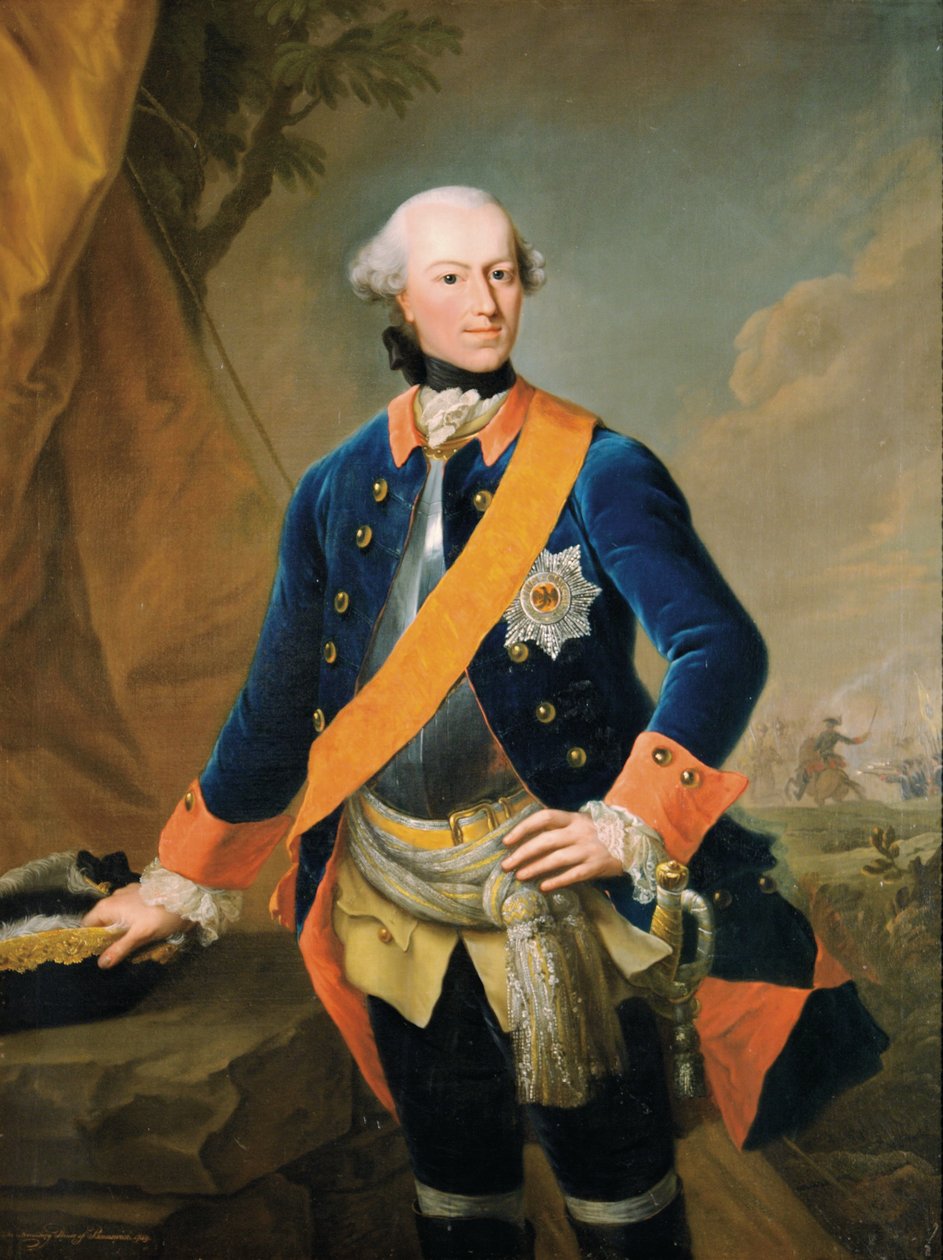 Frederick, Schaumburg-Lippe-Buckeburg Kontu, 1759 by Johann Georg Ziesenis