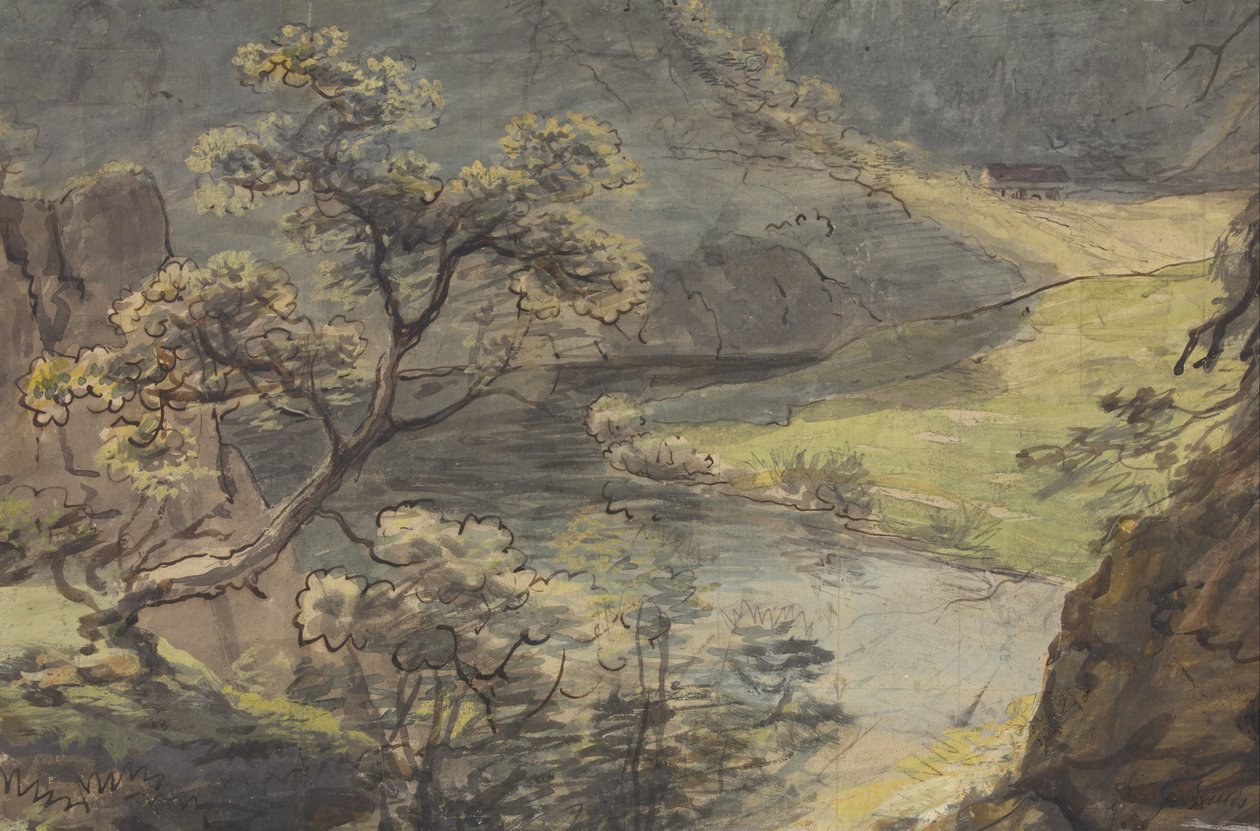 Nehir Manzarası by Johann Georg von Dillis