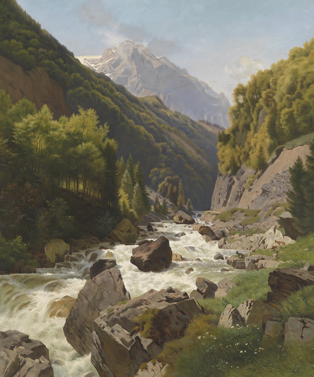 Glarus yakınlarındaki Lötschenbach