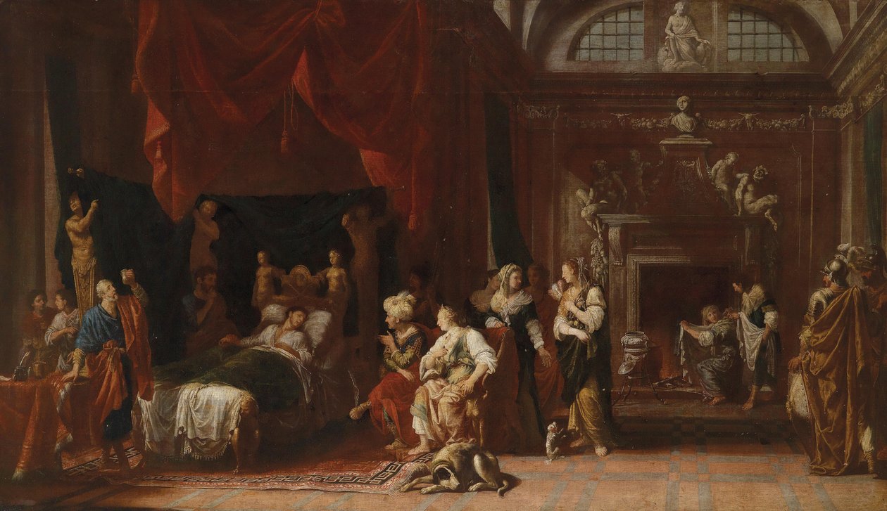 Antiochus und Stratonike by Johann Heiss