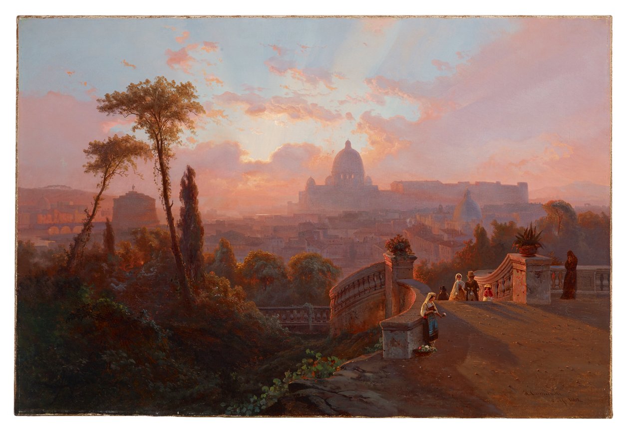 Roma manzarası by Johann Herman Carmiencke