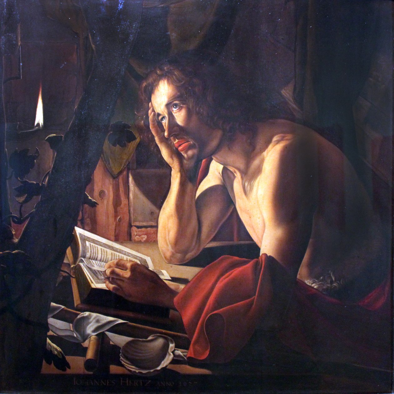 Vaftizci Yahya olarak otoportre by Johann Herz