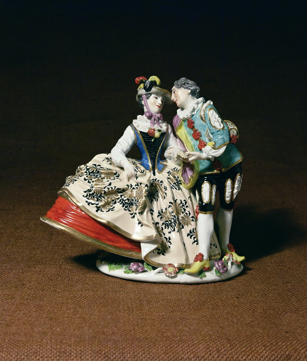 İspanyol Aşıklar, Meissen grubu, c.1741 by Johann Joachim Kaendler