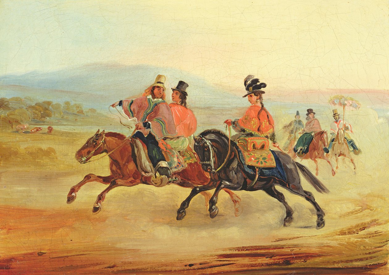 Şilili Biniciler, c.1835-36 by Johann Moritz Rugendas