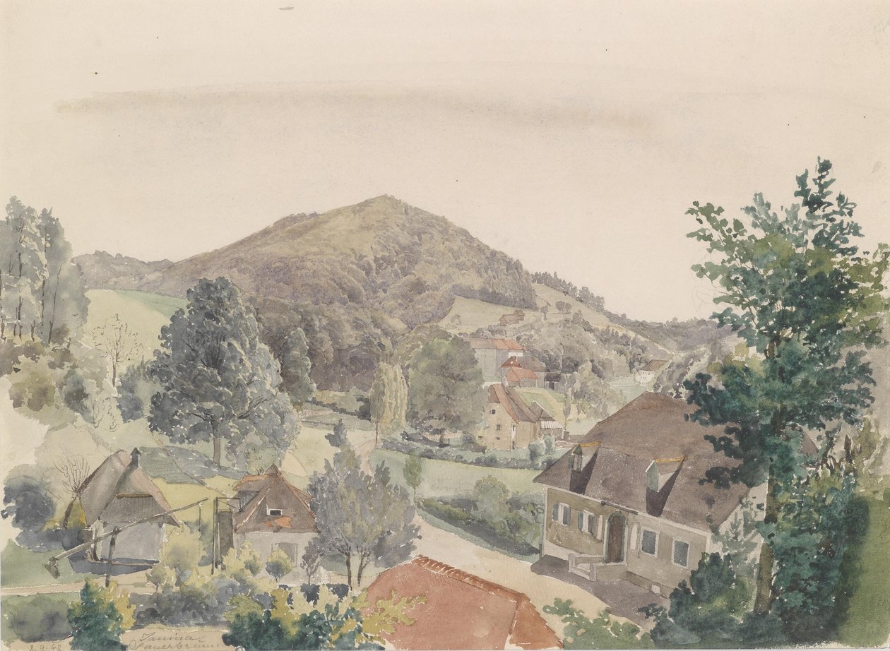 Bad Rohitsch-Sauerbrunn vadisinde by Johann Nepomuk Passini