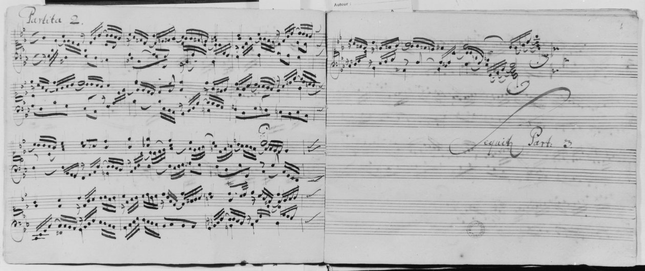 Organ için Koral Varyasyonları, Johann Sebastian Bach: 