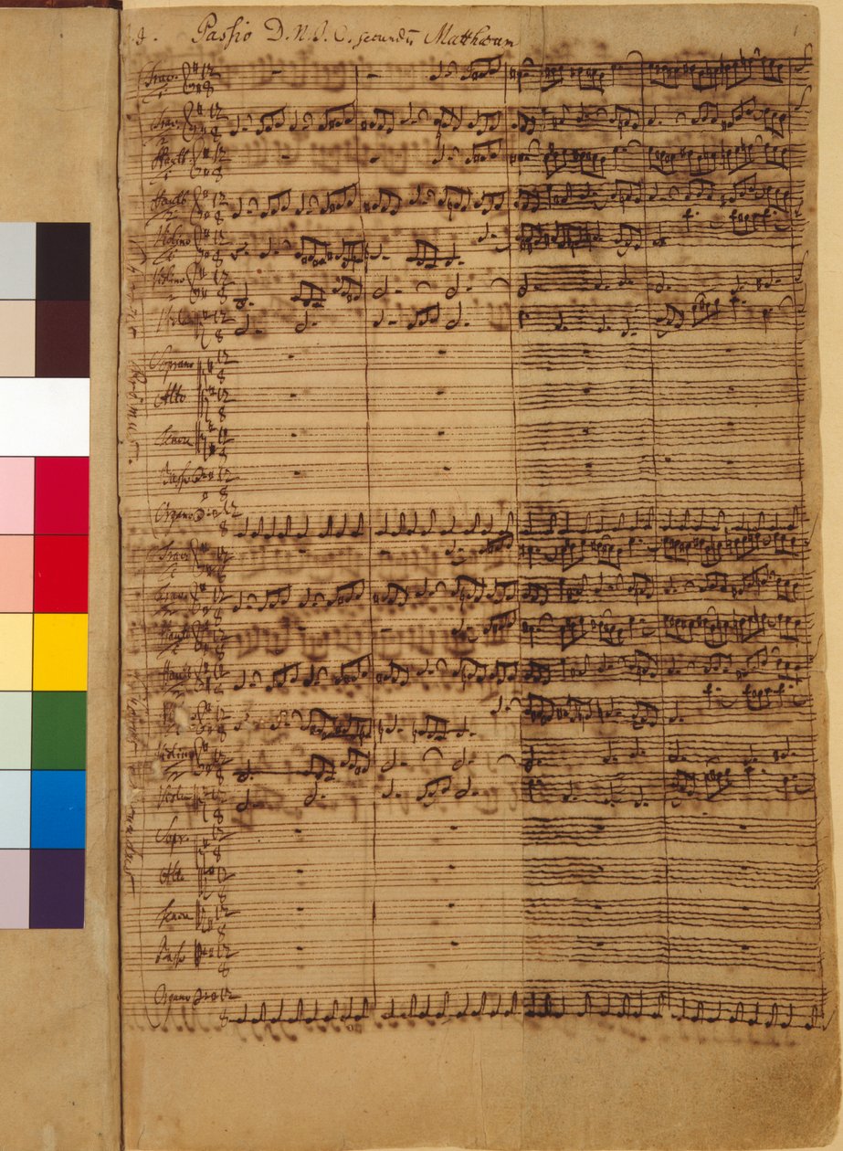 Tutku J.C. Saint Matthew BWV 244, 1730