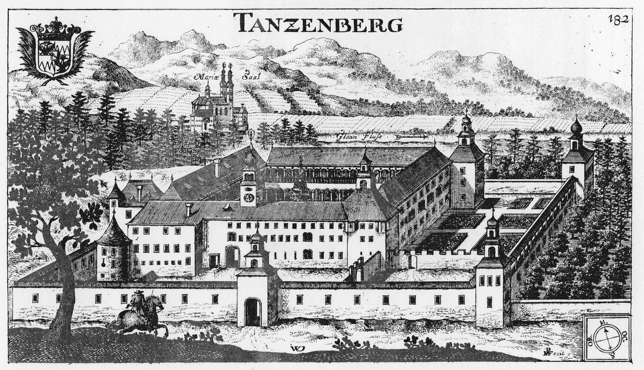 Tanzenberg Kalesi Sankt Veit an der Glan / Karintiya / Avusturya / Avrupa Birliği by Johann Weikhard von Valvasor