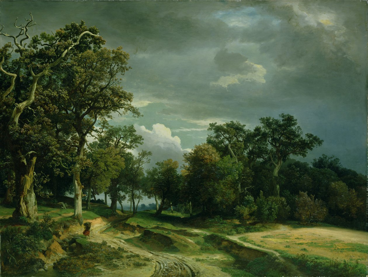 Ormanın Kenarındaki Patika, c.1851 by Johann Wilhelm Schirmer