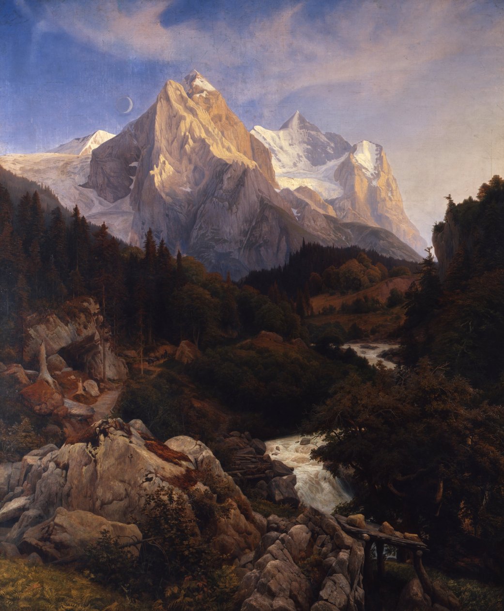Wetterhorn by Johann Wilhelm Schirmer