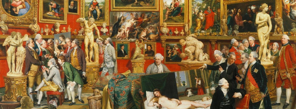 Uffizi Tribuna - seviye 3 by Johan Joseph Zoffany