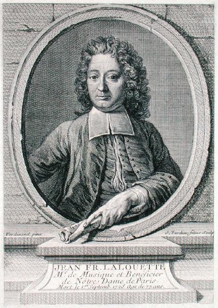 Jean Francois Lalouette (1651-1728), Jacques-Nicolas Tardieu (1716-91) tarafından oyulmuş (gravür) by Johann (after) Ferdinand