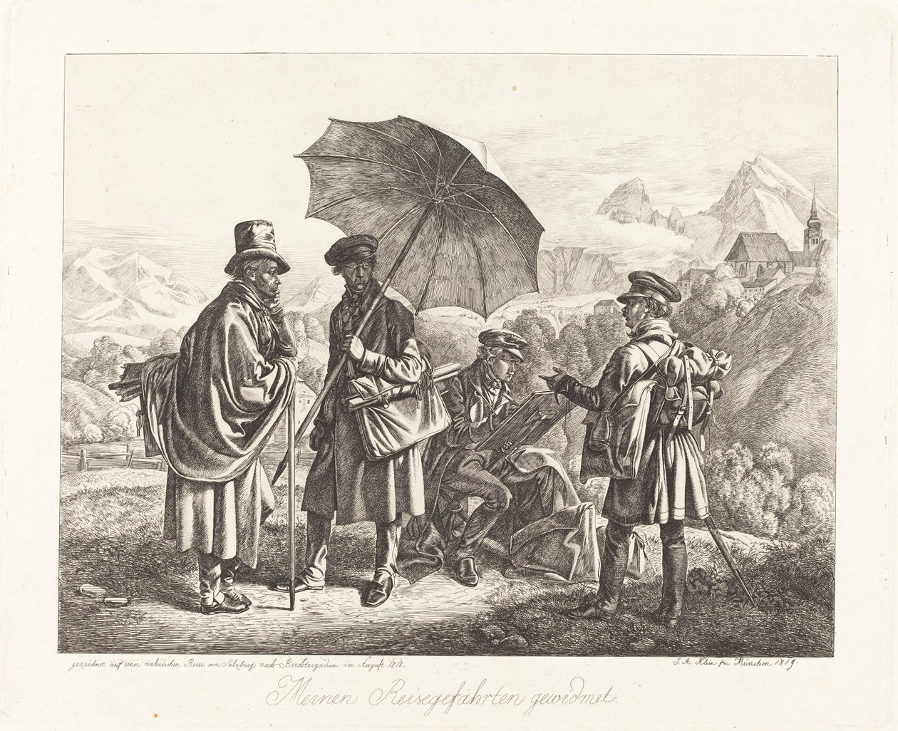 Ressamlar Seyahatlerinde by Johann Adam Klein